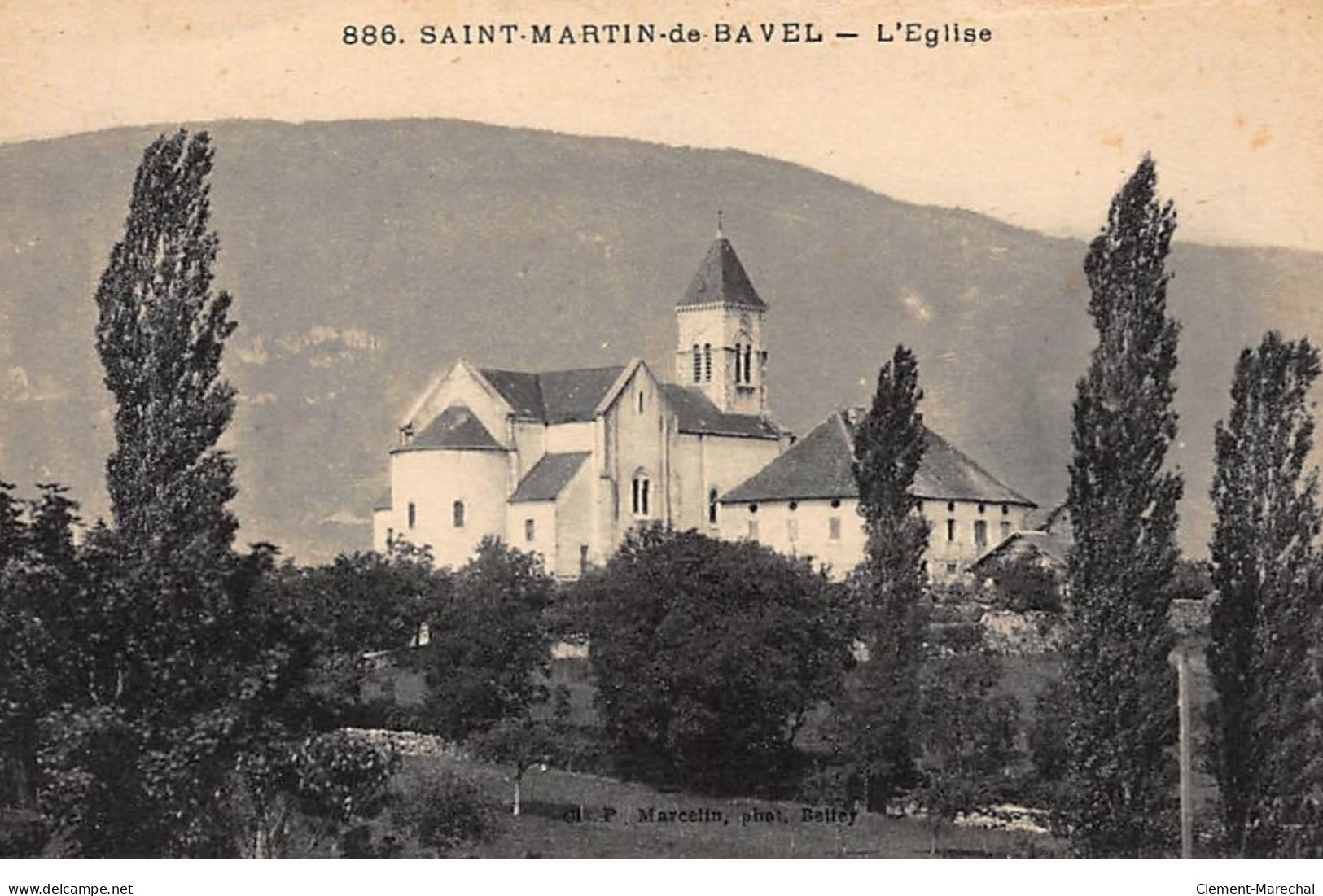 SAINT-MARTIN-de-BAVEL : L'eglise - Etat - Unclassified