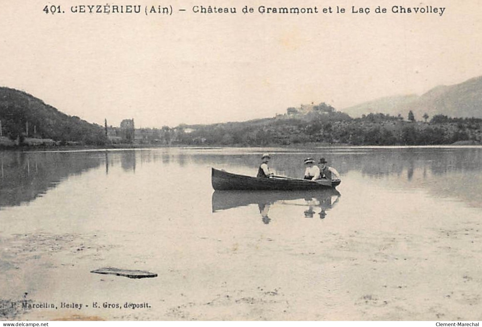 CEYZERIEU : Chateau De Grammont Et Le Lac De Chavolley - Tres Bon Etat - Ohne Zuordnung