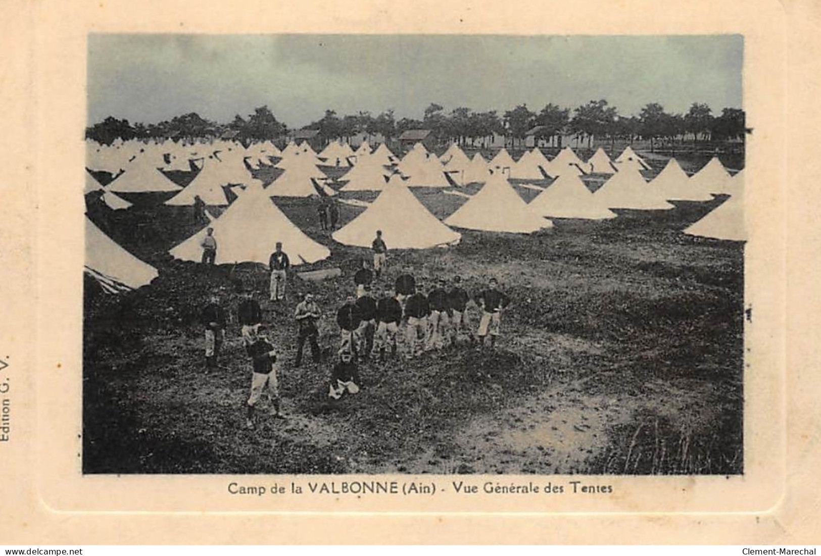 VALBONNE : Camp De Valbonne Vue Generale Des Tenies - Etat - Ohne Zuordnung