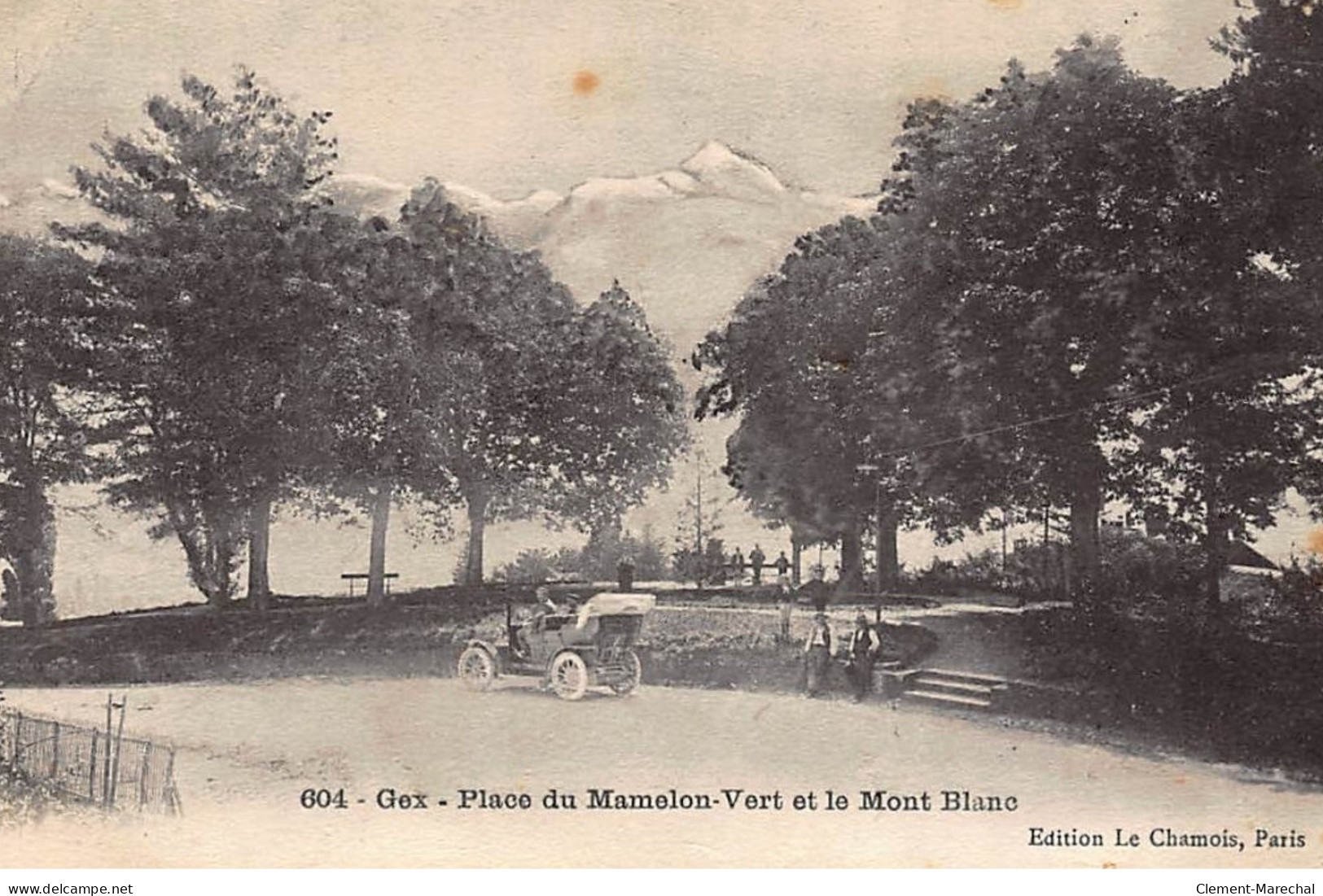 GEX : Place Du Mamelon-vert Et Le Mont Blanc - Etat - Gex