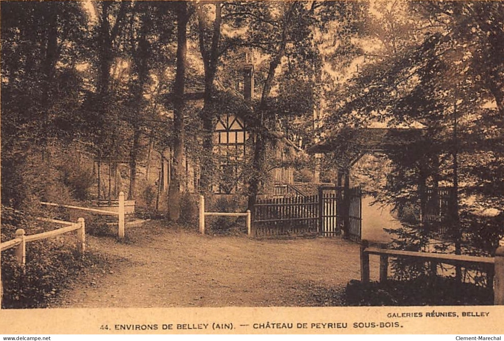 Env. BELLEY :  Chateau De Peyrieu, Sous-bois - Etat - Unclassified