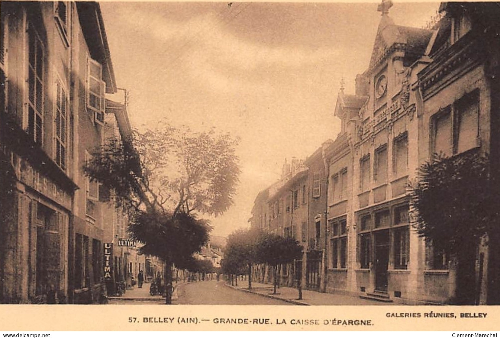 BELLEY : Grande-rue La Caisse D'epargne - Etat - Belley
