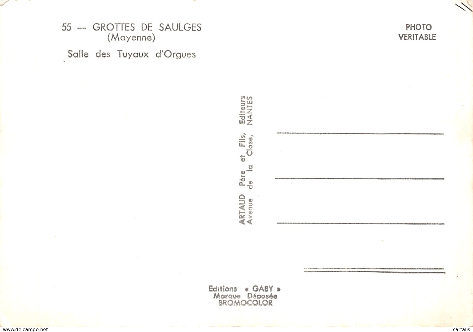 53-GROTTES DE SAULGES-N°4203-D/0347 - Sonstige & Ohne Zuordnung