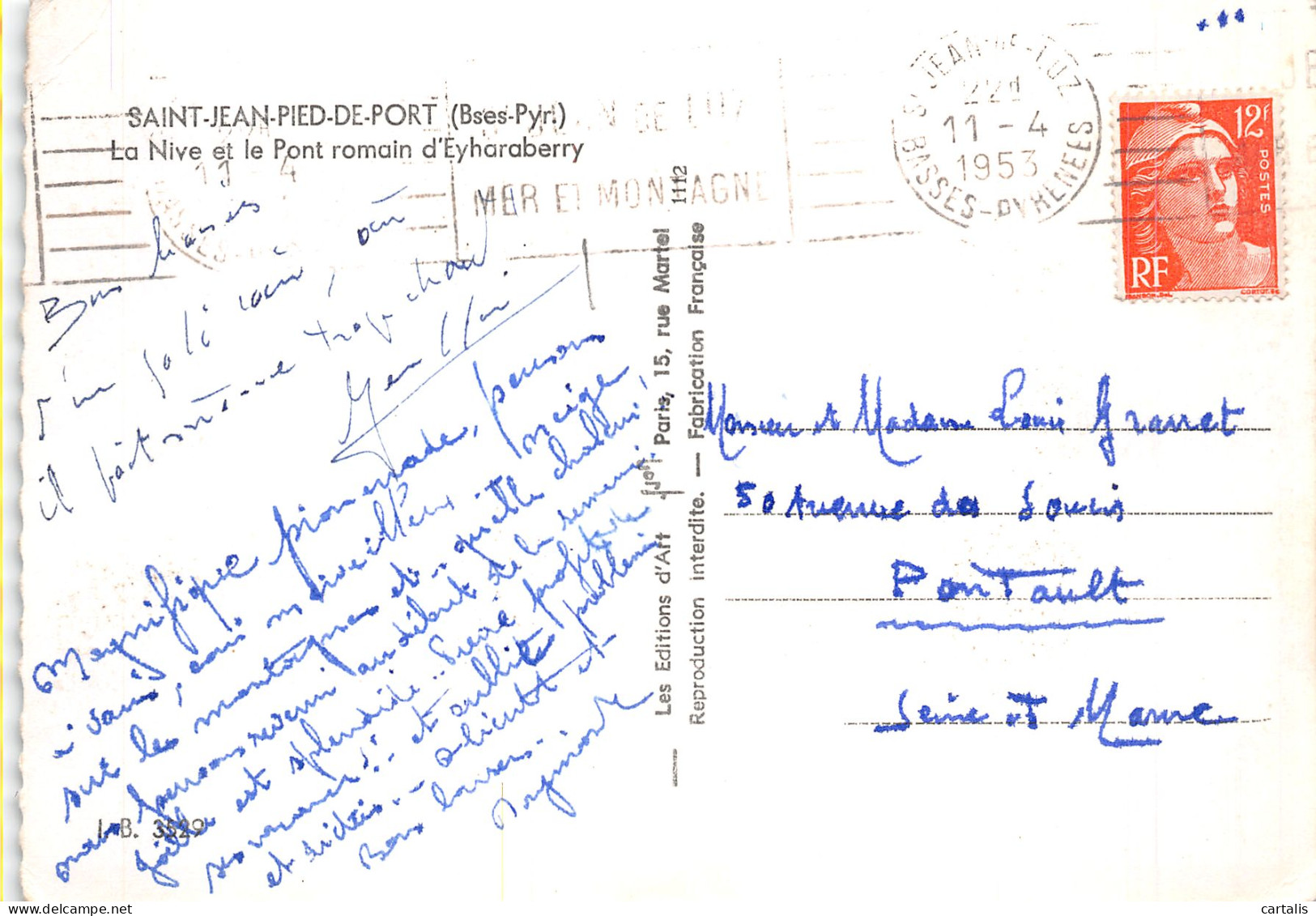 64-SAINT JEAN PIED DE PORT-N°4203-D/0021 - Saint Jean Pied De Port
