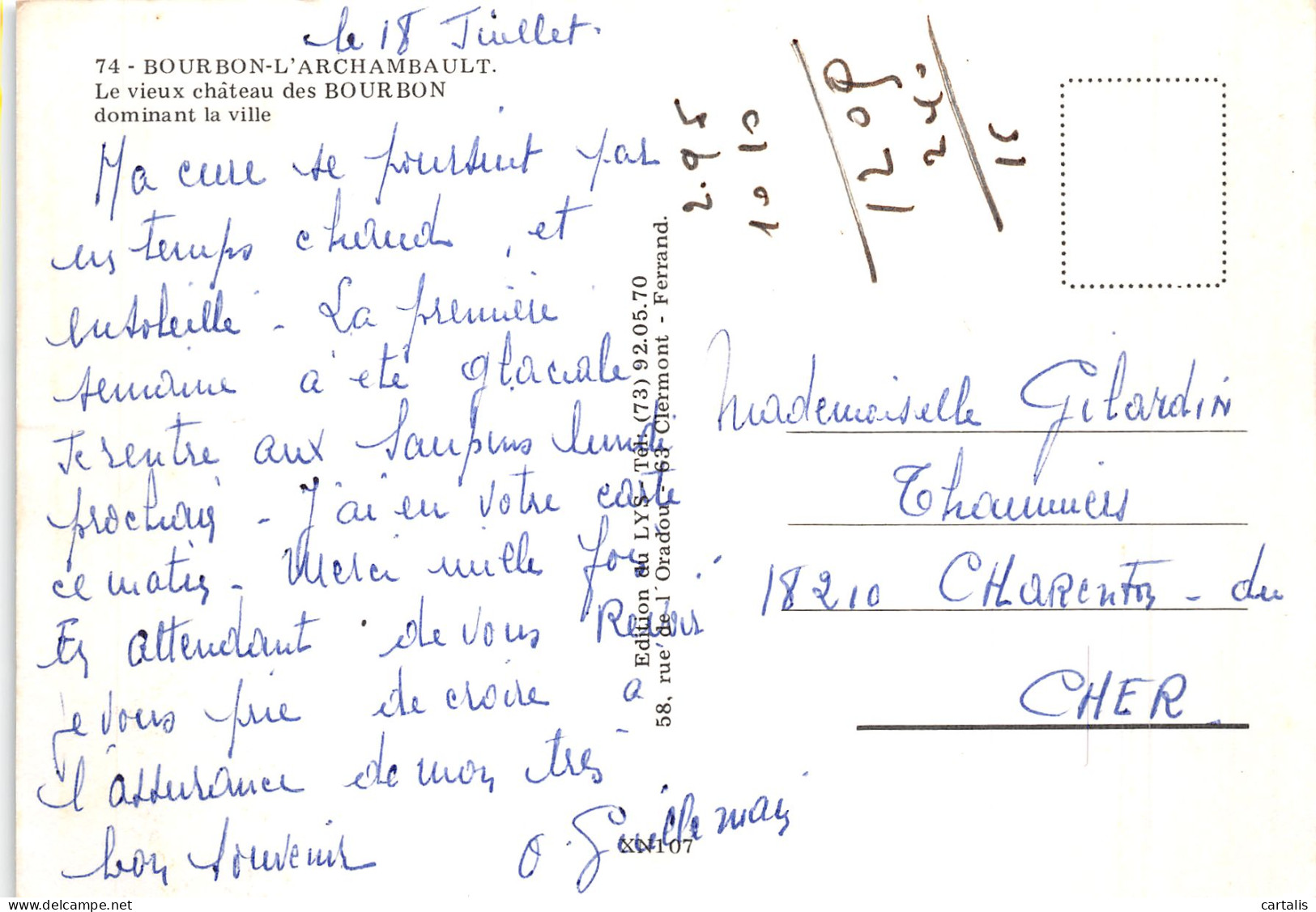 03-BOURBON L ARCHAMBAULT-N°4203-C/0243 - Bourbon L'Archambault