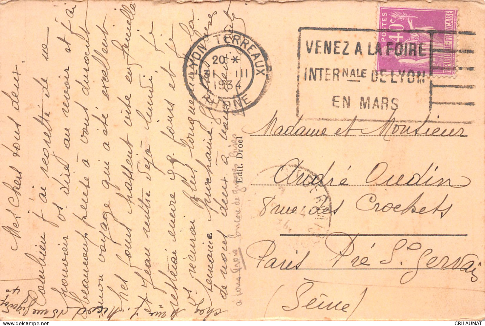 69-LYON-N°5148-H/0399 - Other & Unclassified