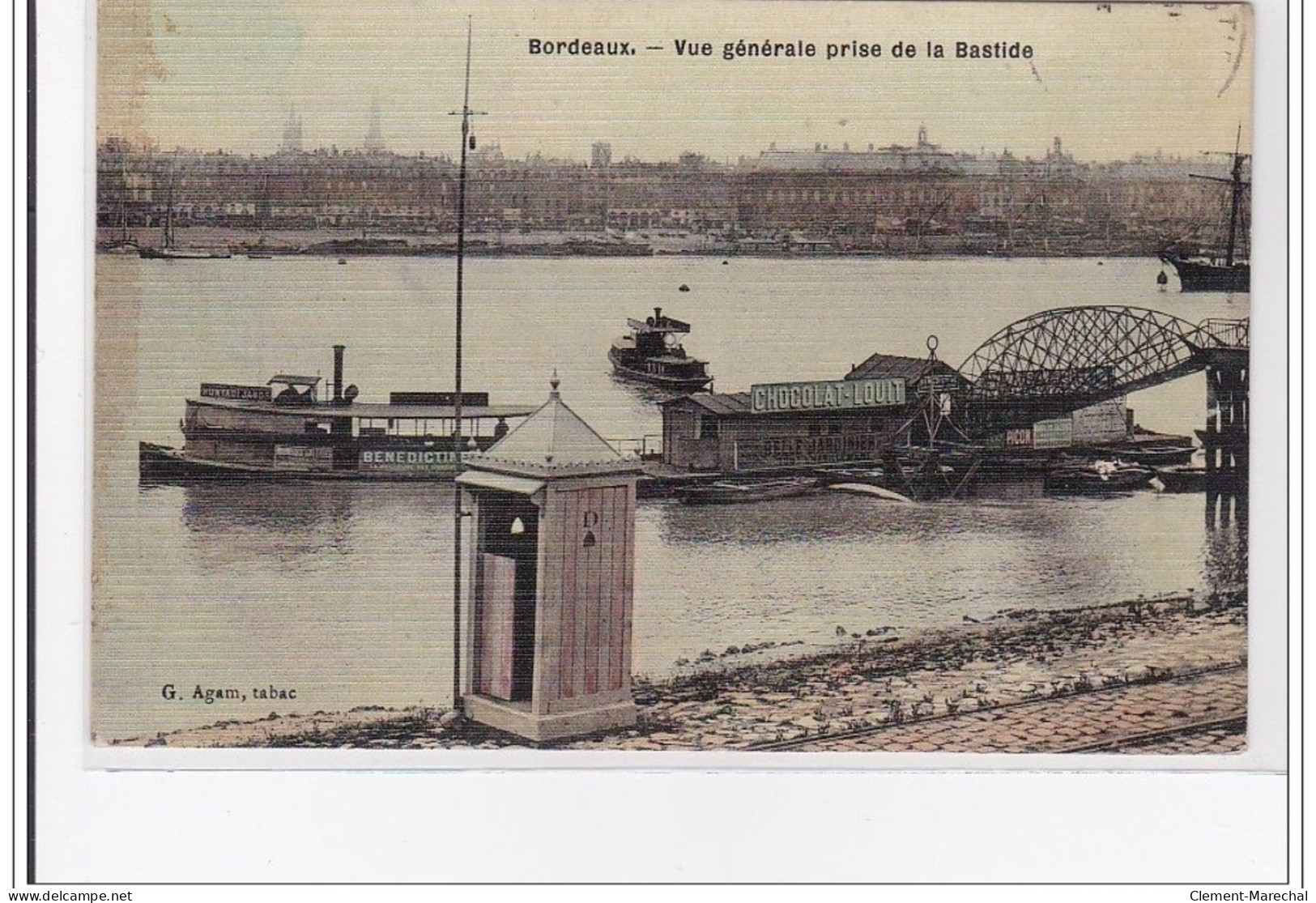 BORDEAUX : Vue Generale Prise De La Bastide - Tres Bon Etat - Bordeaux