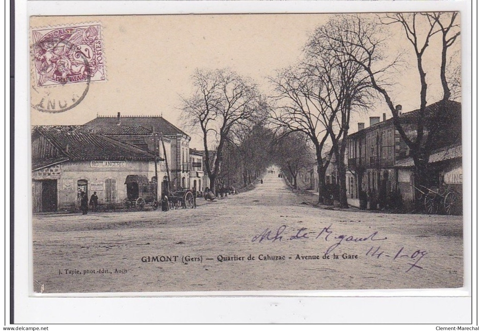 GIMONT : Quartier De Cahuzac, Avenue De La Gare - Tres Bon Etat - Other & Unclassified