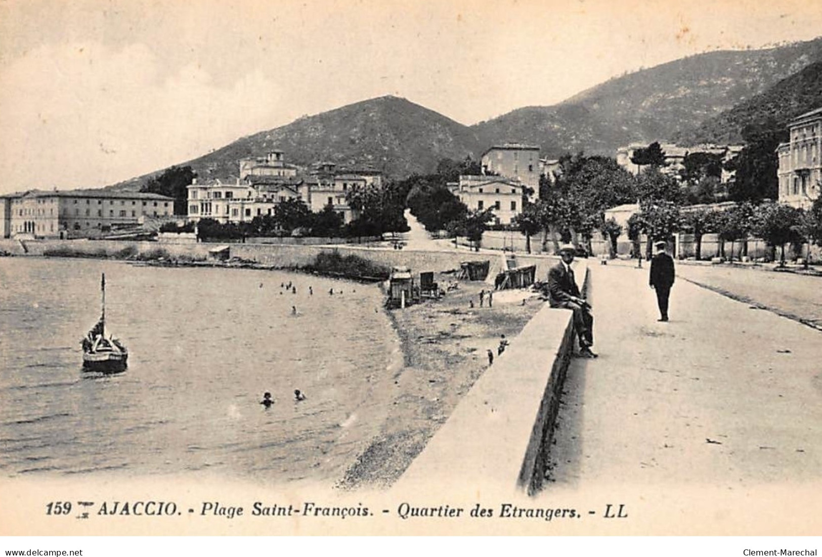 AJACCIO : Plage Saint-francois, Quartier Des Etrangers - Tres Bon Etat - Ajaccio