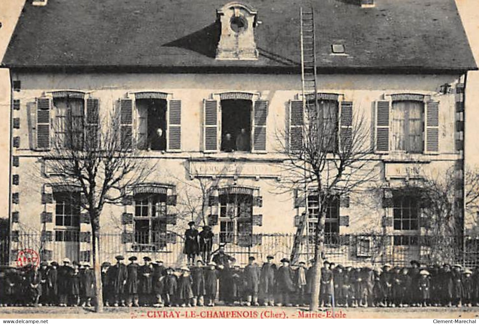 CIVRAY LE CHAMPENOIS : Mairie - école - état - Sonstige & Ohne Zuordnung
