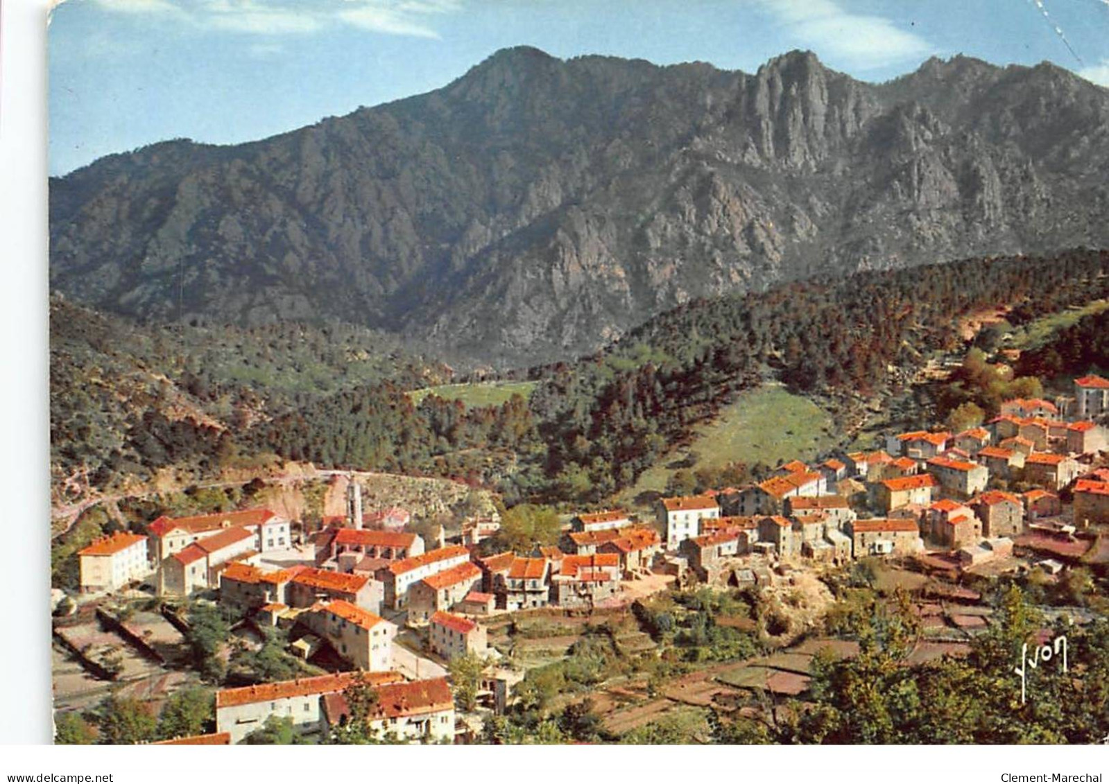 GHISONI : Village Bati En Terrasse Sur Les Pentes Boisées Du Mont Calvi - Tres Bon Etat - Autres & Non Classés