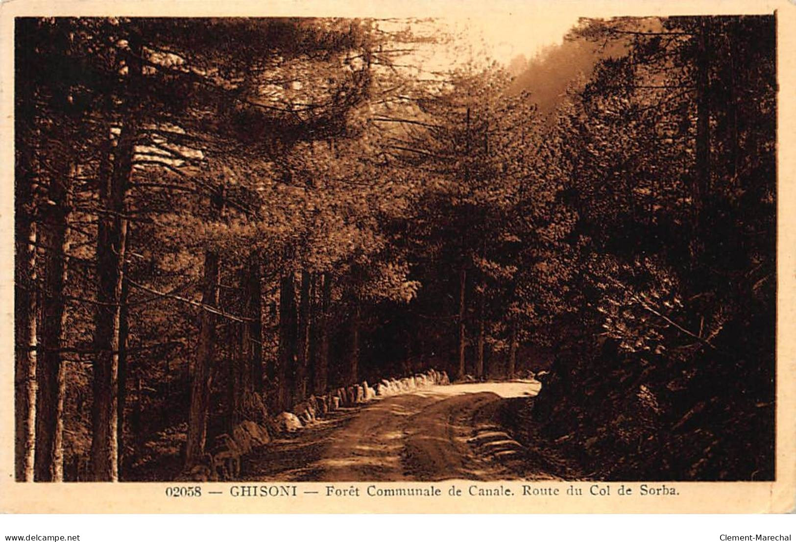 GHISONI : Foret Communale De Canale, Route Du Col De Sorba - Tres Bon Etat - Autres & Non Classés