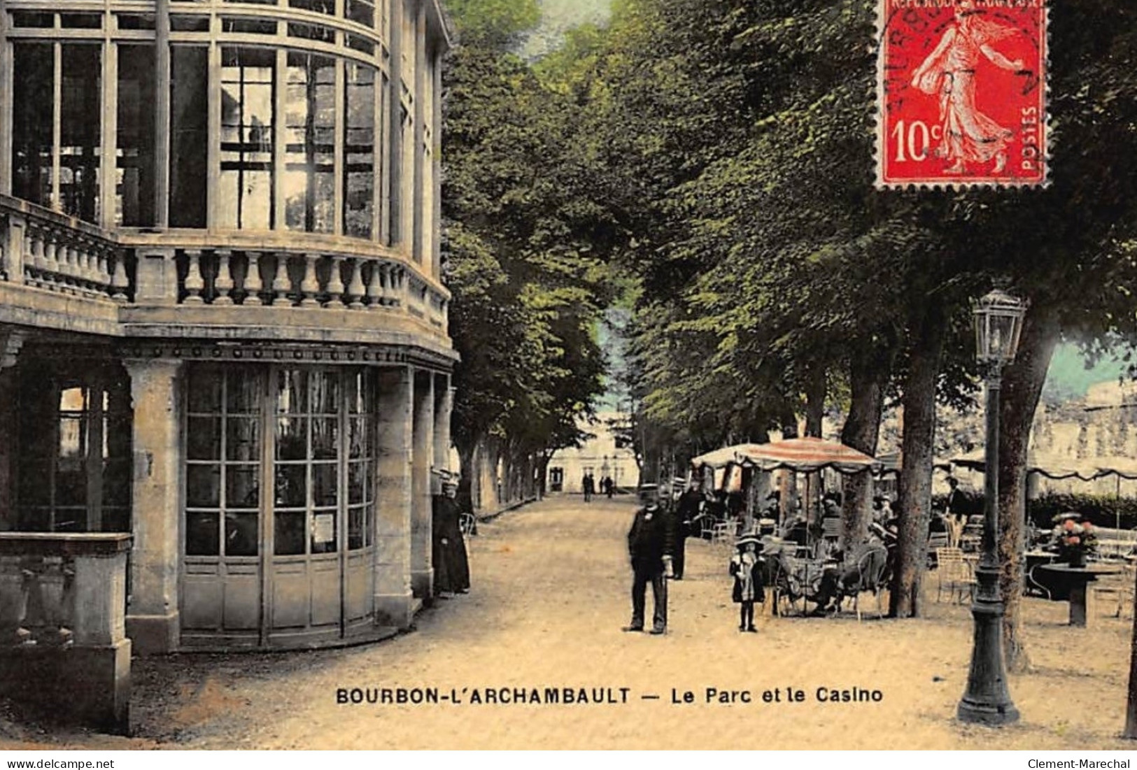 BOURBON-L'ARCHAMBAULT : Le Parc Et Le Casino - Tres Bon Etat - Bourbon L'Archambault