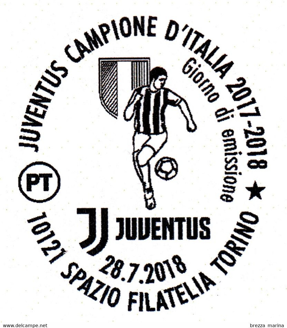 ITALIA - Usato - 2018 - Juventus Squadra Vincitrice Del Campionato Di Calcio Di Serie A - B - 2011-20: Oblitérés