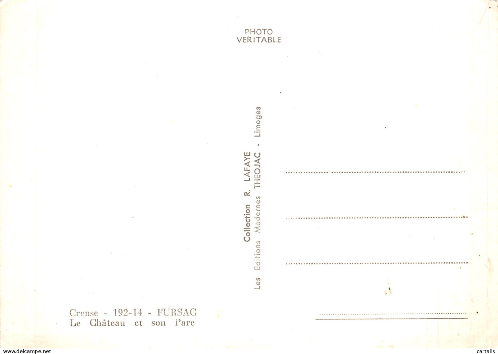 23-FURSAC LE CHATEAU-N°4204-B/0027 - Other & Unclassified