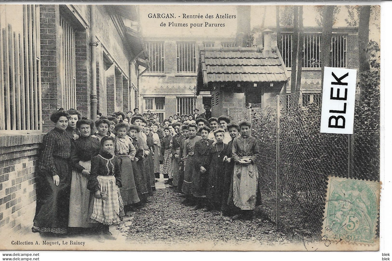 93 . Seine Saint Denis : Gargan : Rentrée Des Ateliers De Plumes Pour Parures . - Livry Gargan