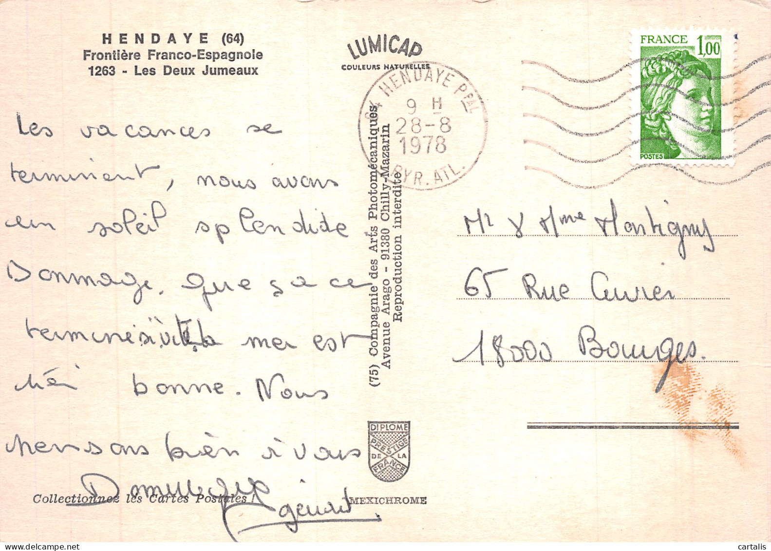 64-HENDAYE-N°4204-A/0191 - Hendaye