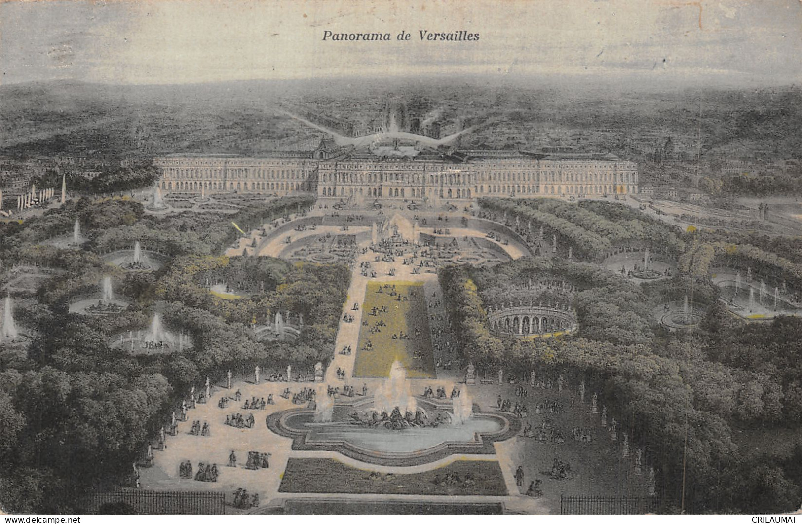 78-VERSAILLES PANORAMA-N°5149-E/0177 - Versailles (Château)