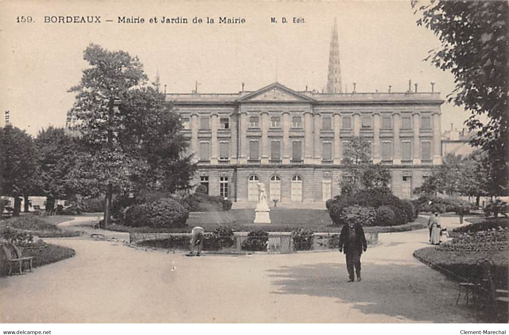 BORDEAUX - Mairie Et Jardin De La Mairie - Très Bon état - Bordeaux