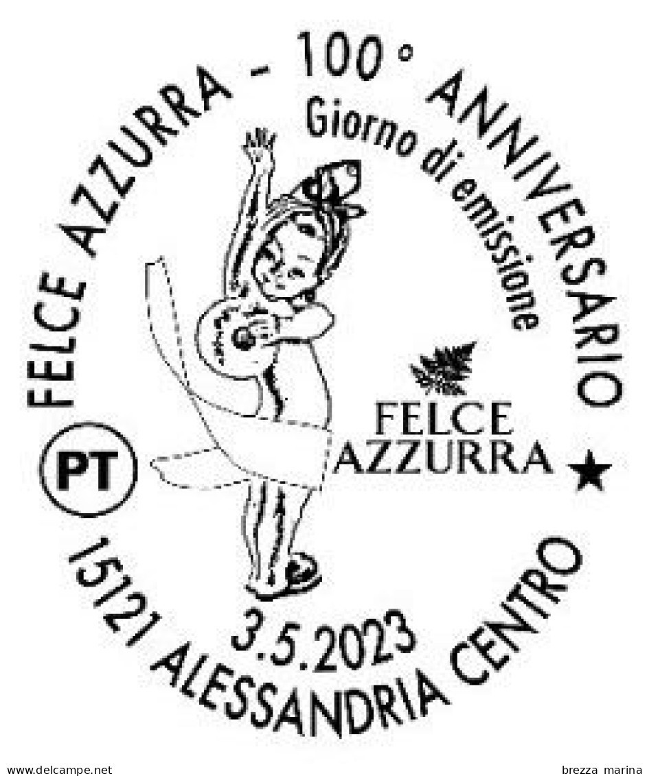 ITALIA - Usato - 2023 - 100 Anni Di Felce Azzurra, Talco - Profumo Di Casa - Paglieri - B - 2021-...: Usati