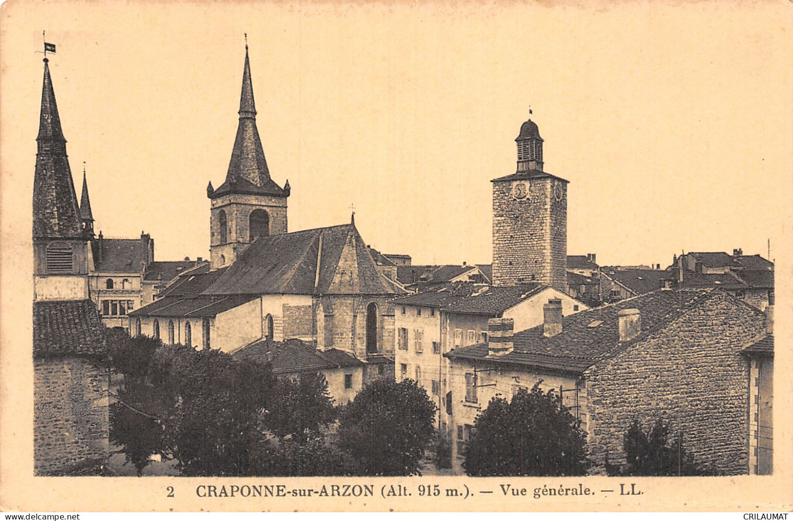 43-CRAPONNE SUR ARZON-N°5149-E/0005 - Craponne Sur Arzon