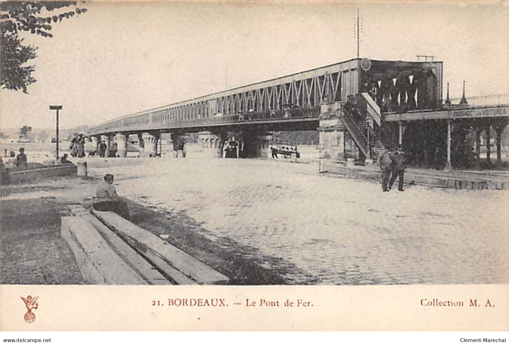 BORDEAUX - Le Pont De Fer - Très Bon état - Bordeaux