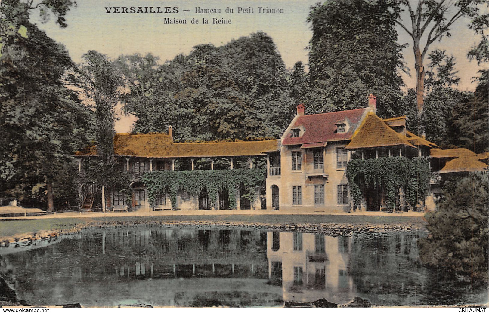 78-VERSAILLES HAMEAU DU PETIT TRIANON-N°5149-D/0175 - Versailles (Château)
