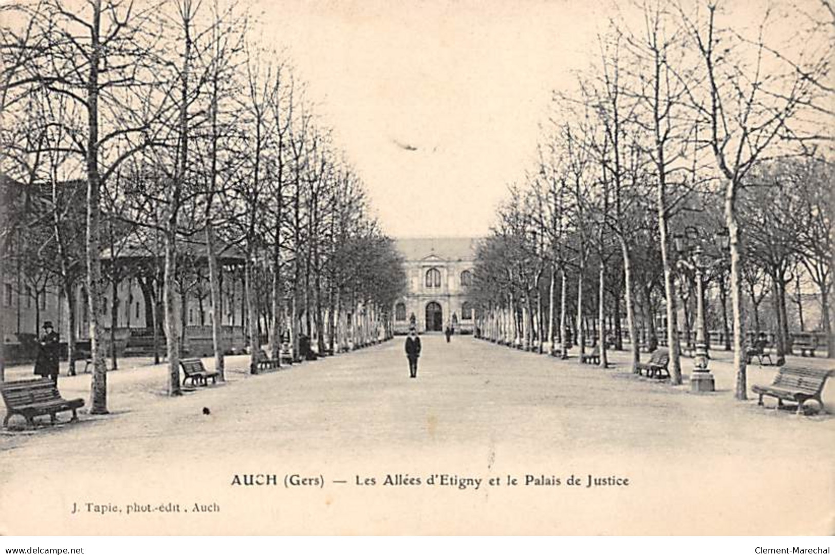 AUCH - Les Allées D'Etigny Et Le Palais De Justice - Très Bon état - Auch