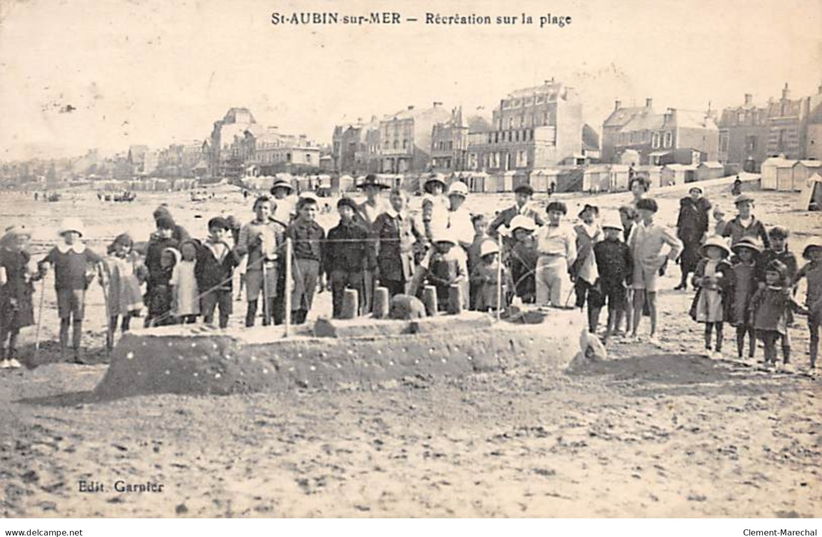 SAINT AUBIN SUR MER - Récréation Sur La Plage - Très Bon état - Saint Aubin