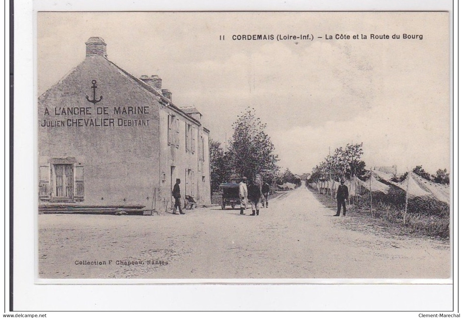 CORDEMAIS : La Cote Et La Route Du Bourg - Tres Bon Etat - Autres & Non Classés