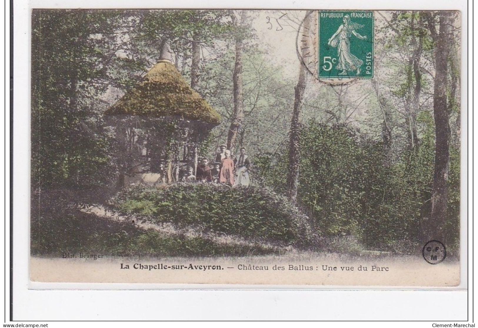 LA CHAPELLE-sur-AVEYRON : Chateau Des Ballus ; Une Vue Du Parc - Tres Bon Etat - Autres & Non Classés