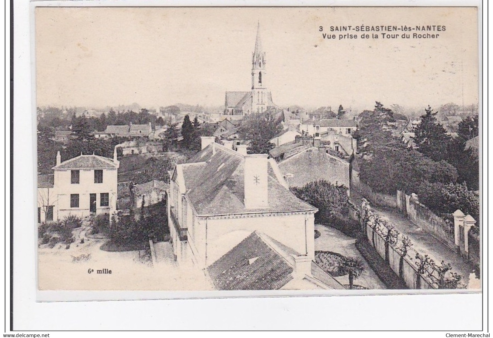 SAINT-SEBASTIEN-les-NANTES : Vue Prise De La Tour Du Rocher - Tres Bon Etat - Sonstige & Ohne Zuordnung