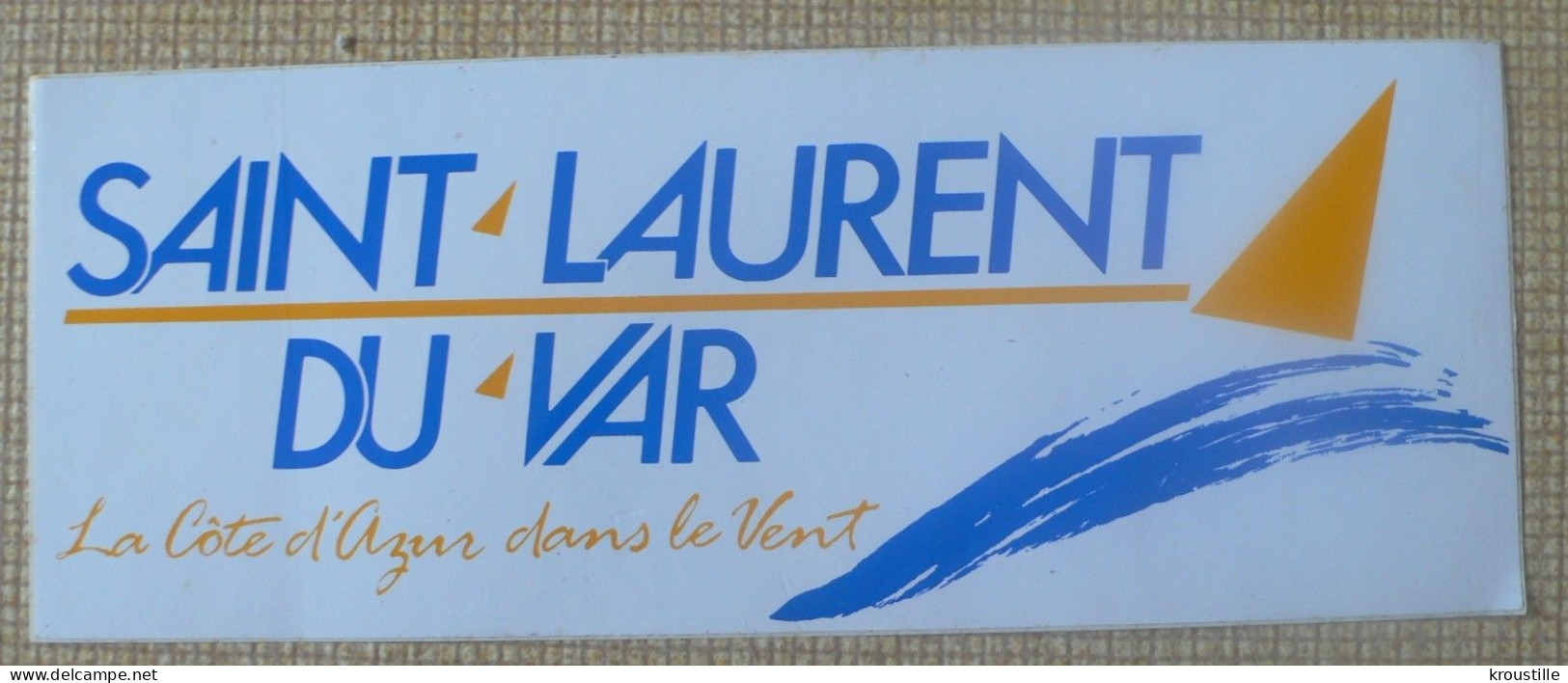 AUTOCOLLANT SAINT-LAURENT DU VAR - Stickers