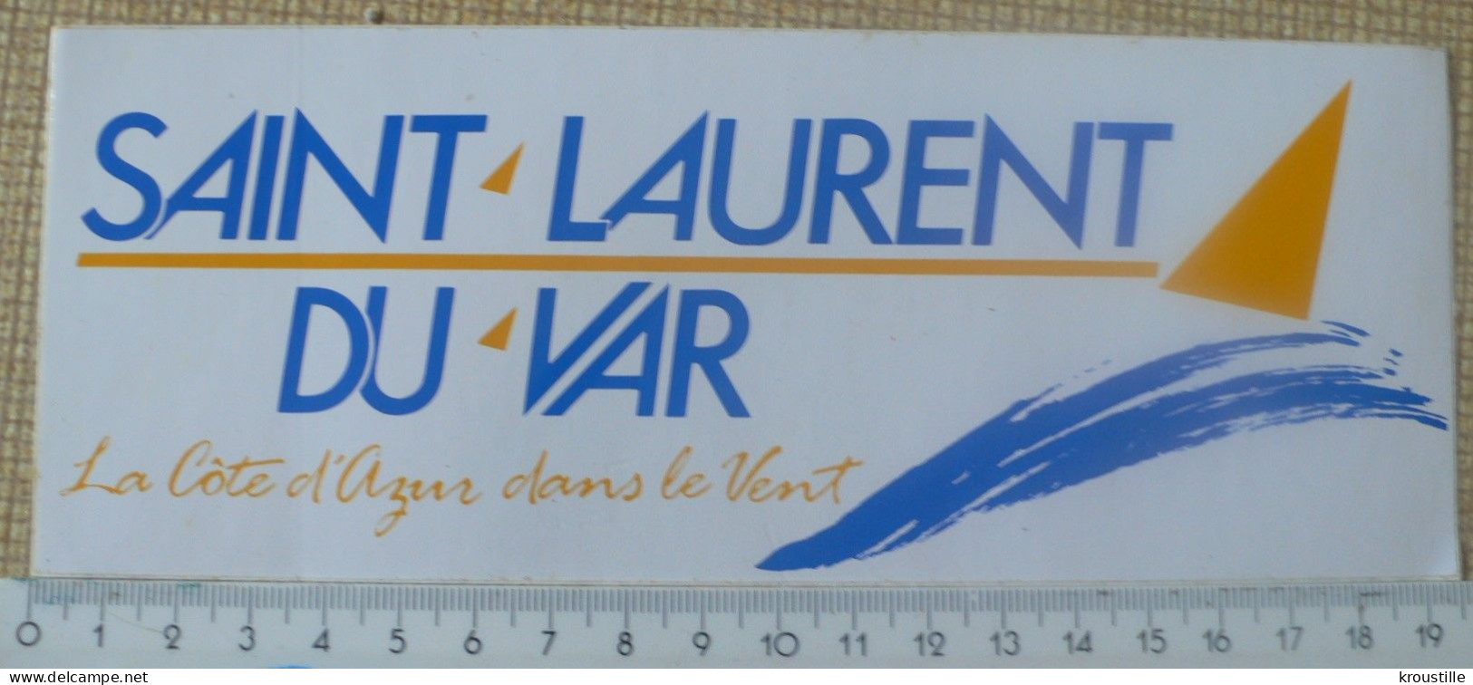 AUTOCOLLANT SAINT-LAURENT DU VAR - Stickers