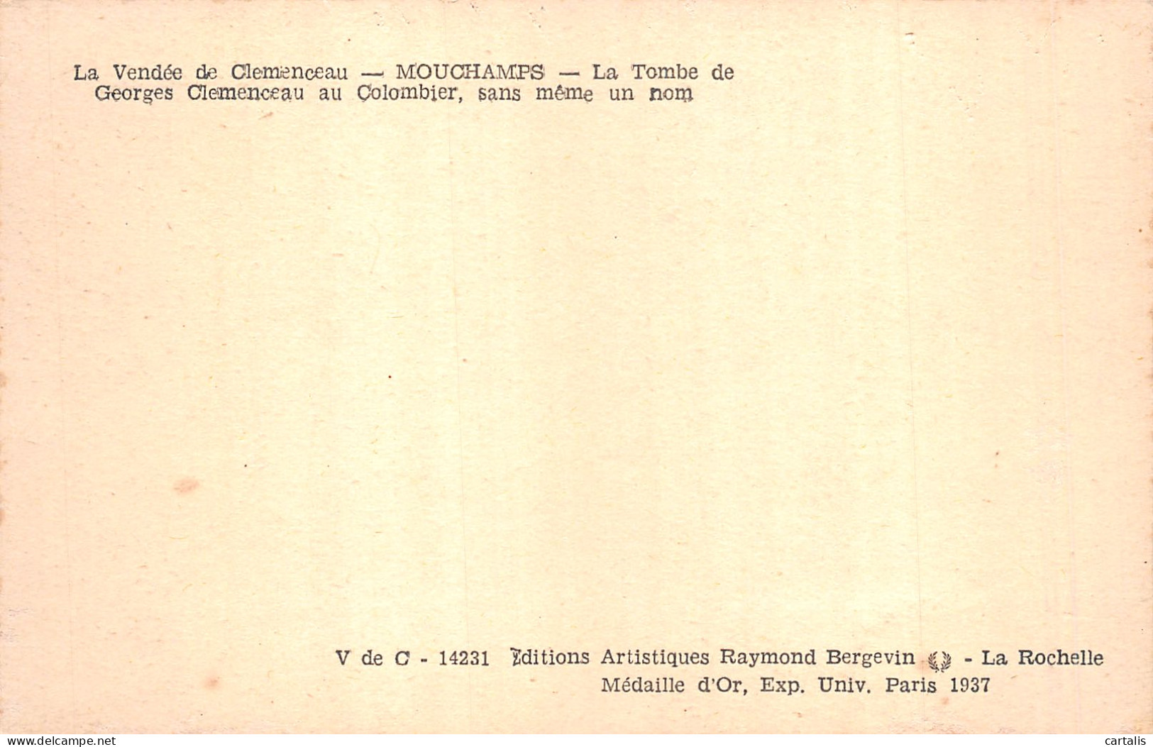 85-MOUCHAMPS-N°4204-E/0101 - Other & Unclassified