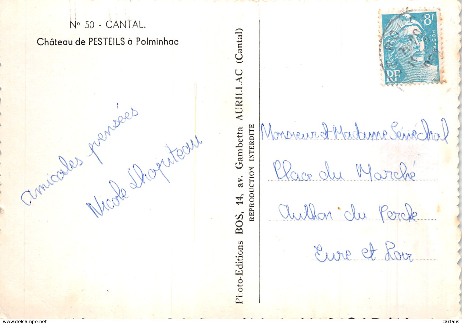 15-POLMINHAC LE CHATEAU DE PESTEILS-N°4204-D/0355 - Other & Unclassified