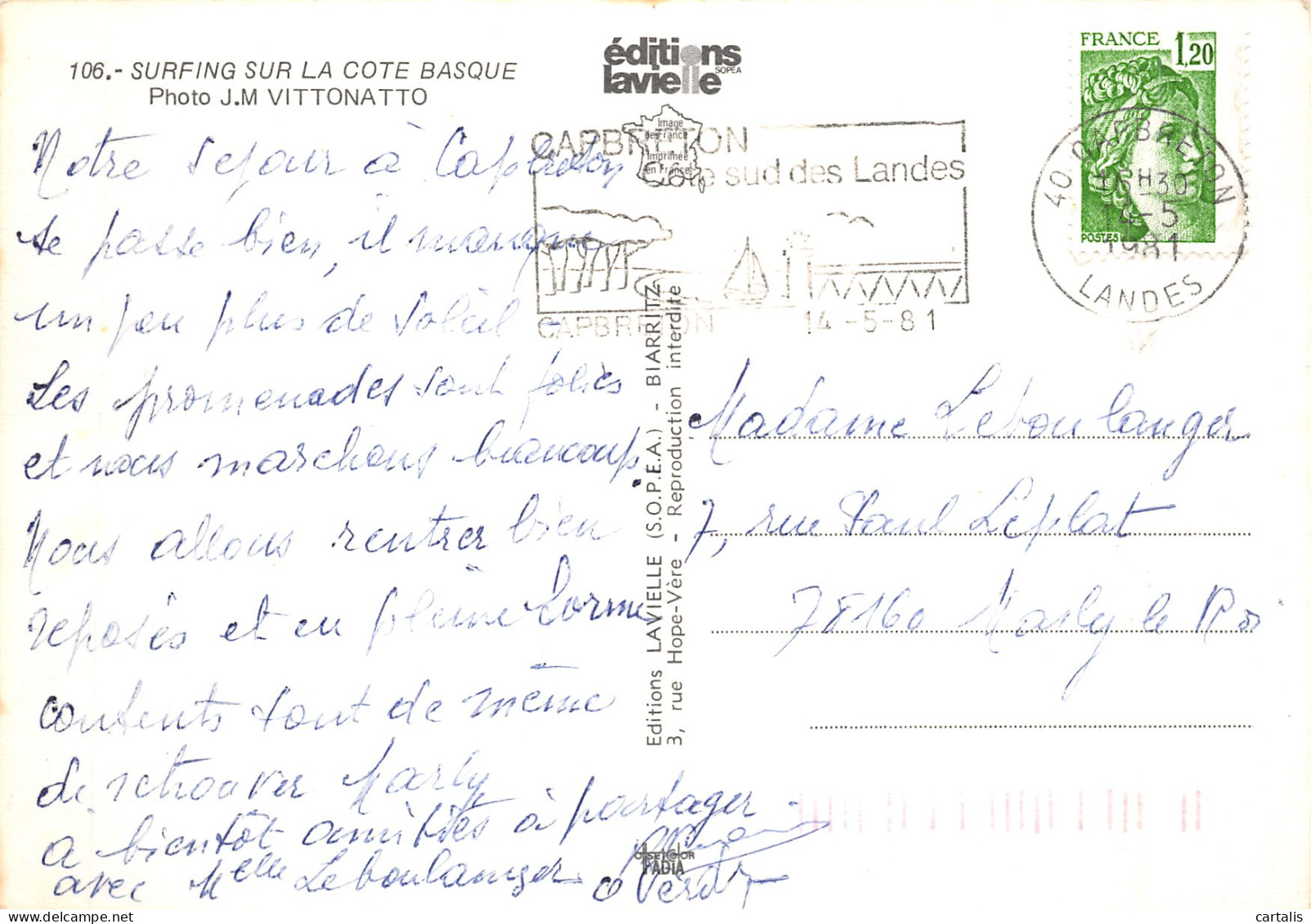 64-LA COTE BASQUE-N°4204-D/0083 - Other & Unclassified