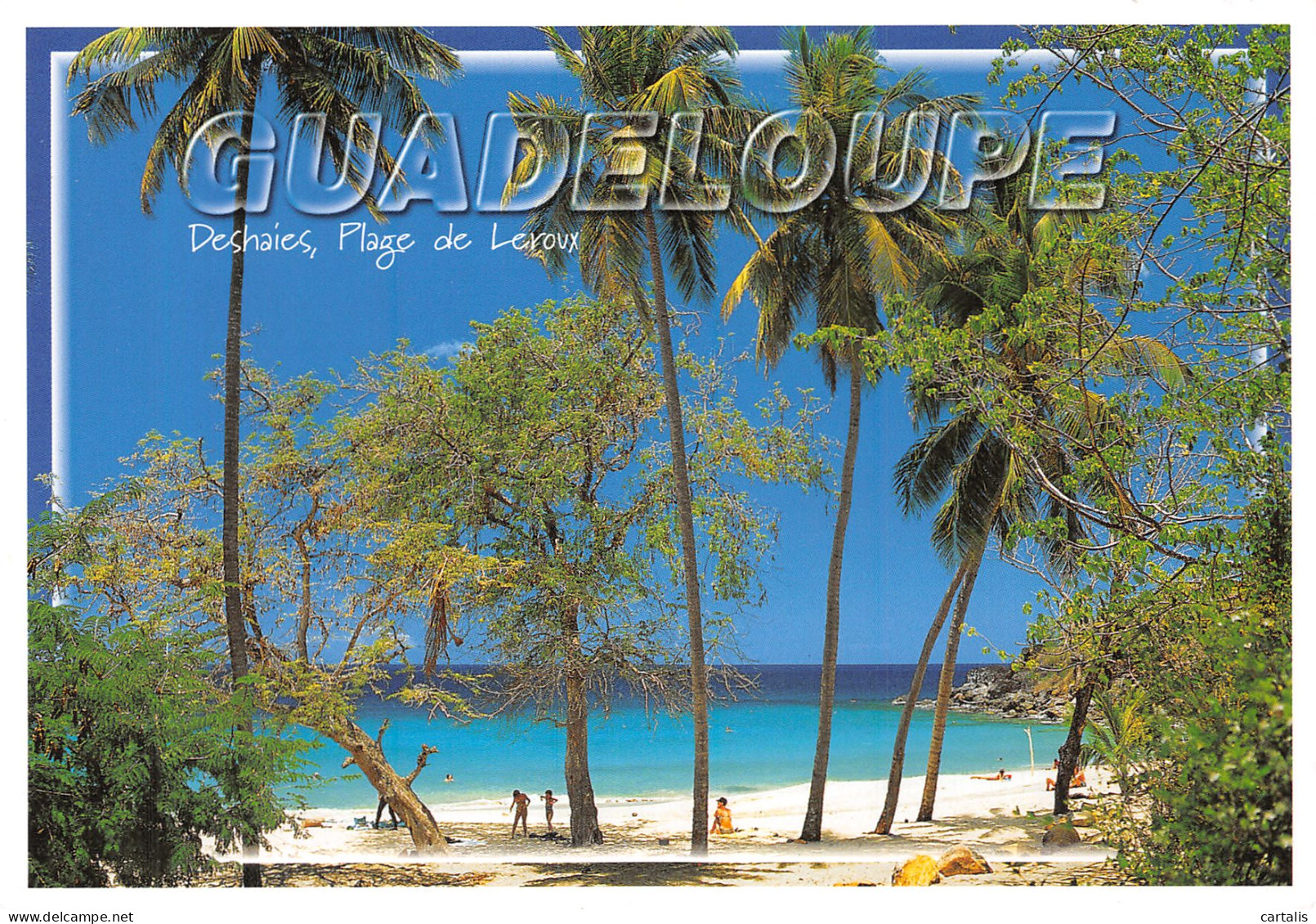 971-GUADELOUPE DESHAIES PLAGE DE LEROUX-N°4204-C/0369 - Autres & Non Classés
