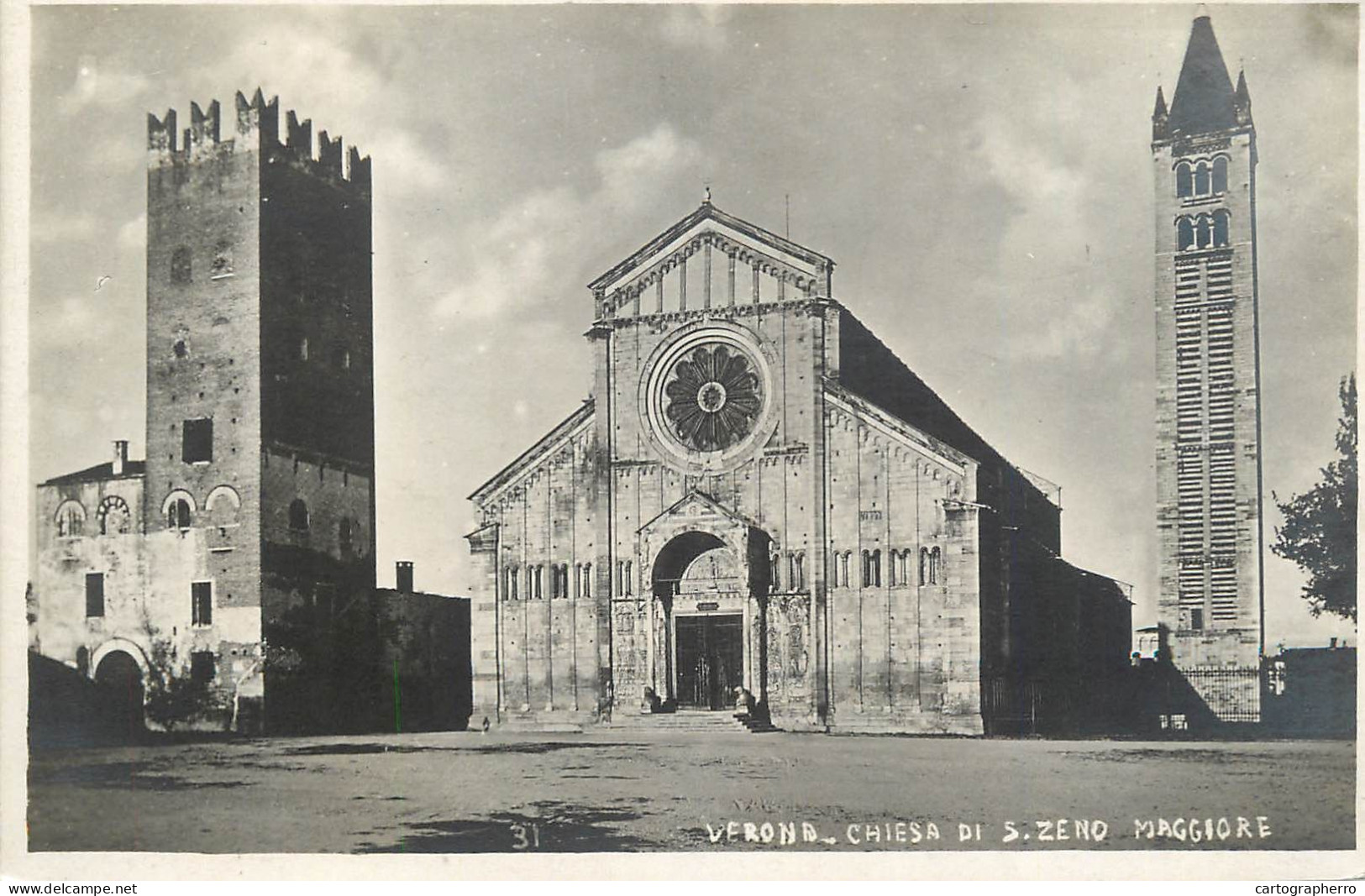 Postcard Italy Verona Chiesa Di S. Zeno - Verona