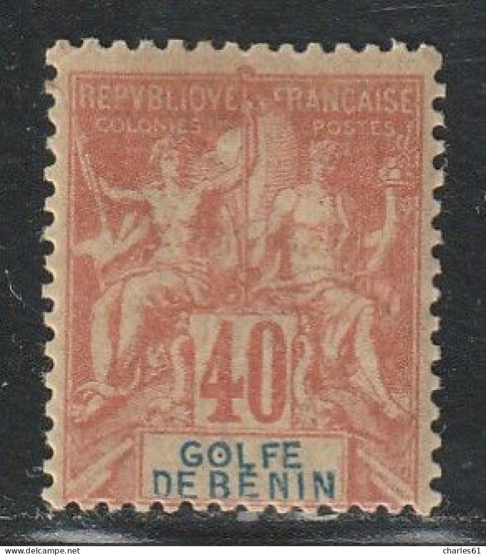 BENIN - N°29 * (1893) 40c Orange - Unused Stamps