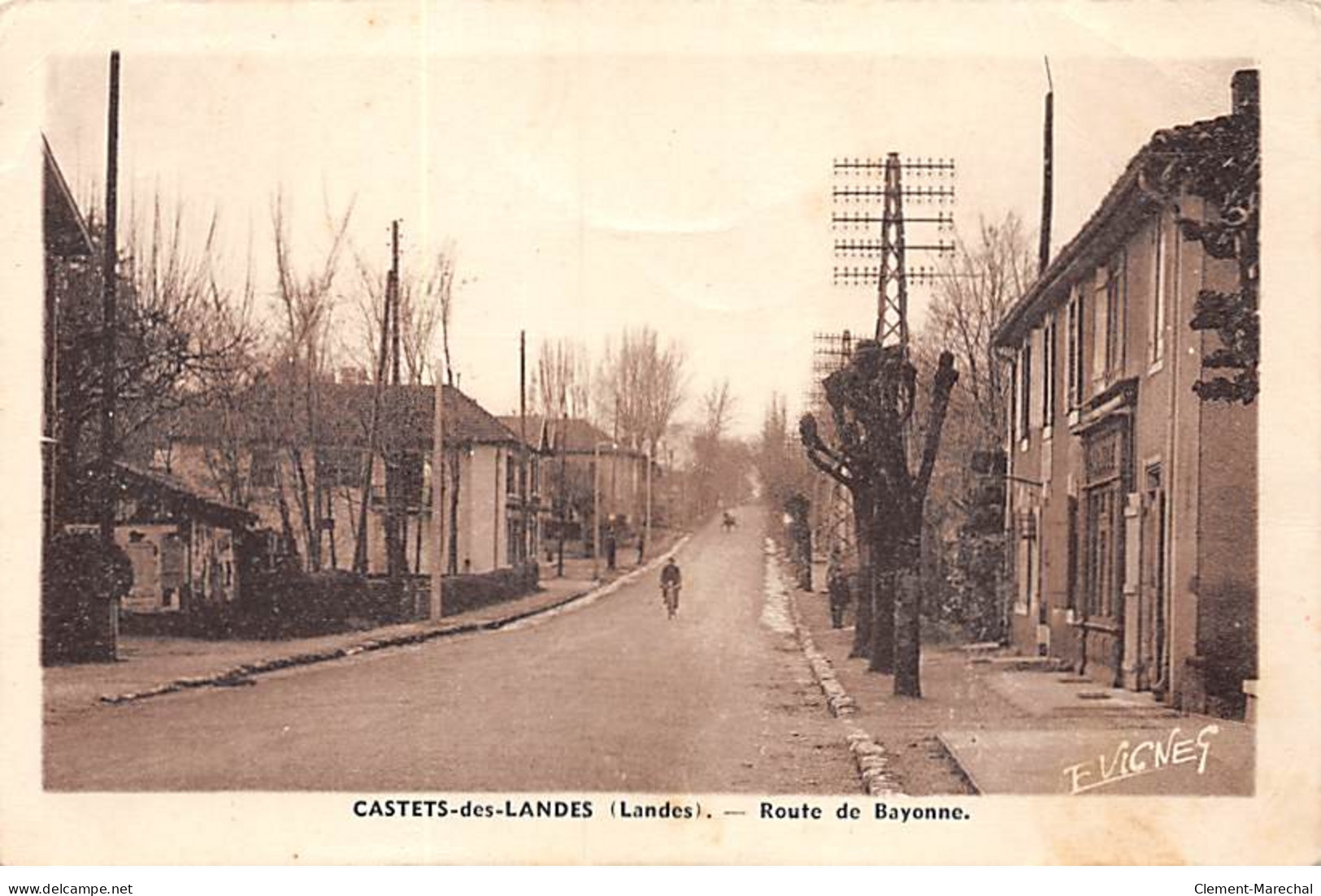 CASTETS DES LANDES - Route De Bayonne - état - Castets