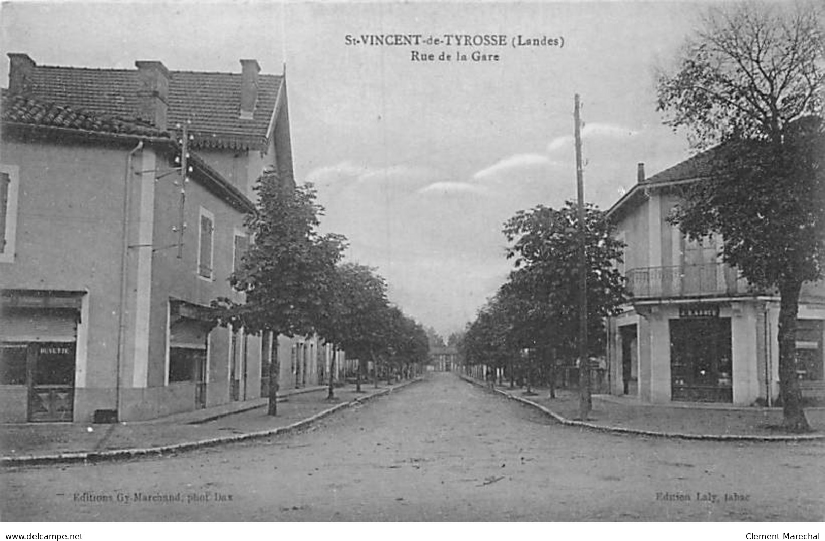 SAINT VINCENT DE TYROSSE - Rue De La Gare - Très Bon état - Saint Vincent De Tyrosse