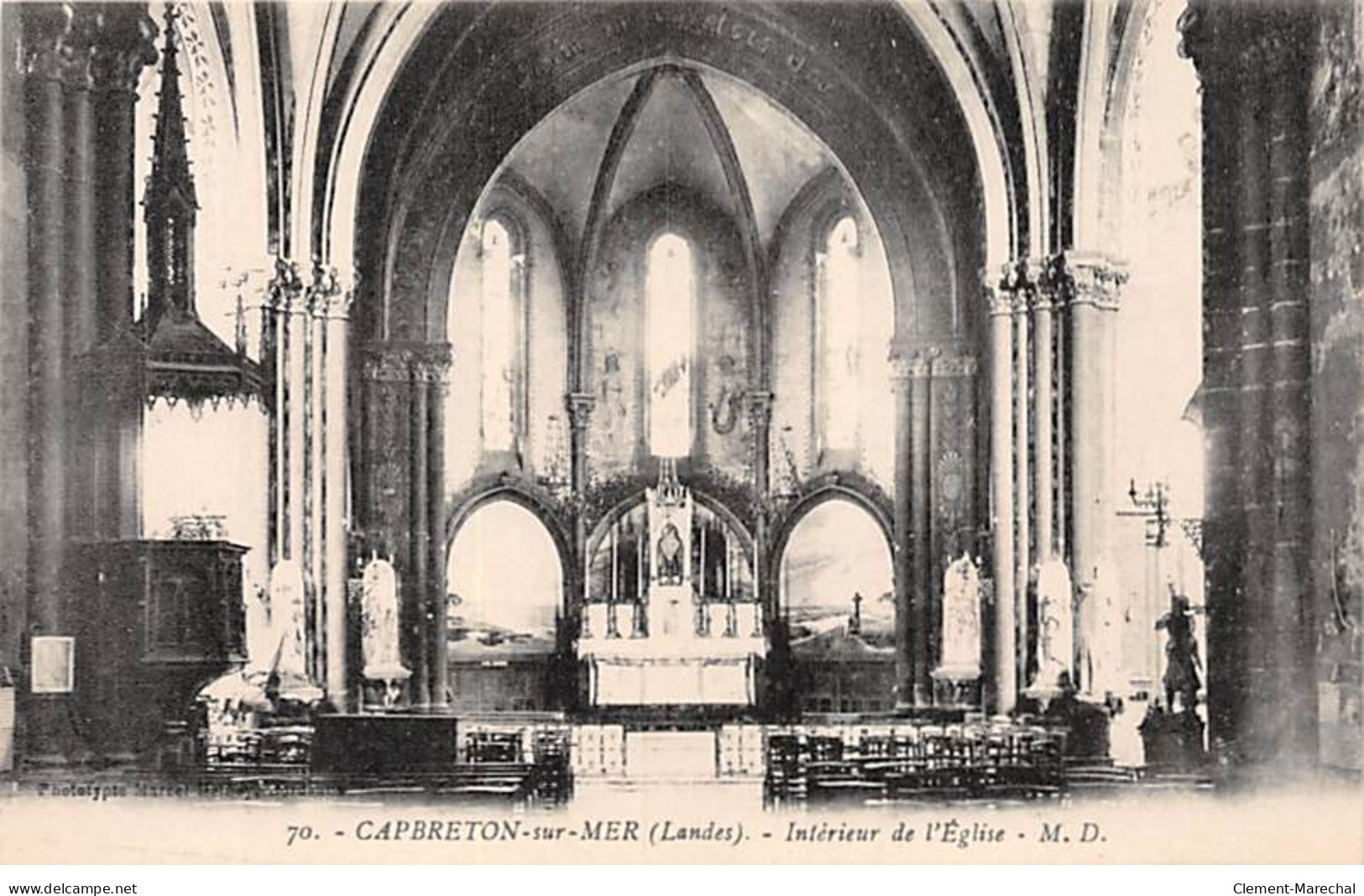 CAPBRETON SUR MER - Intérieur De L'Eglise - Très Bon état - Capbreton