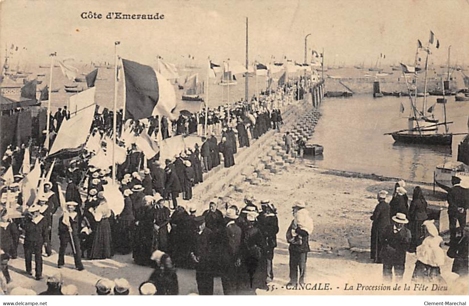 CANCALE - La Procession De La Fête Dieu - Très Bon état - Cancale