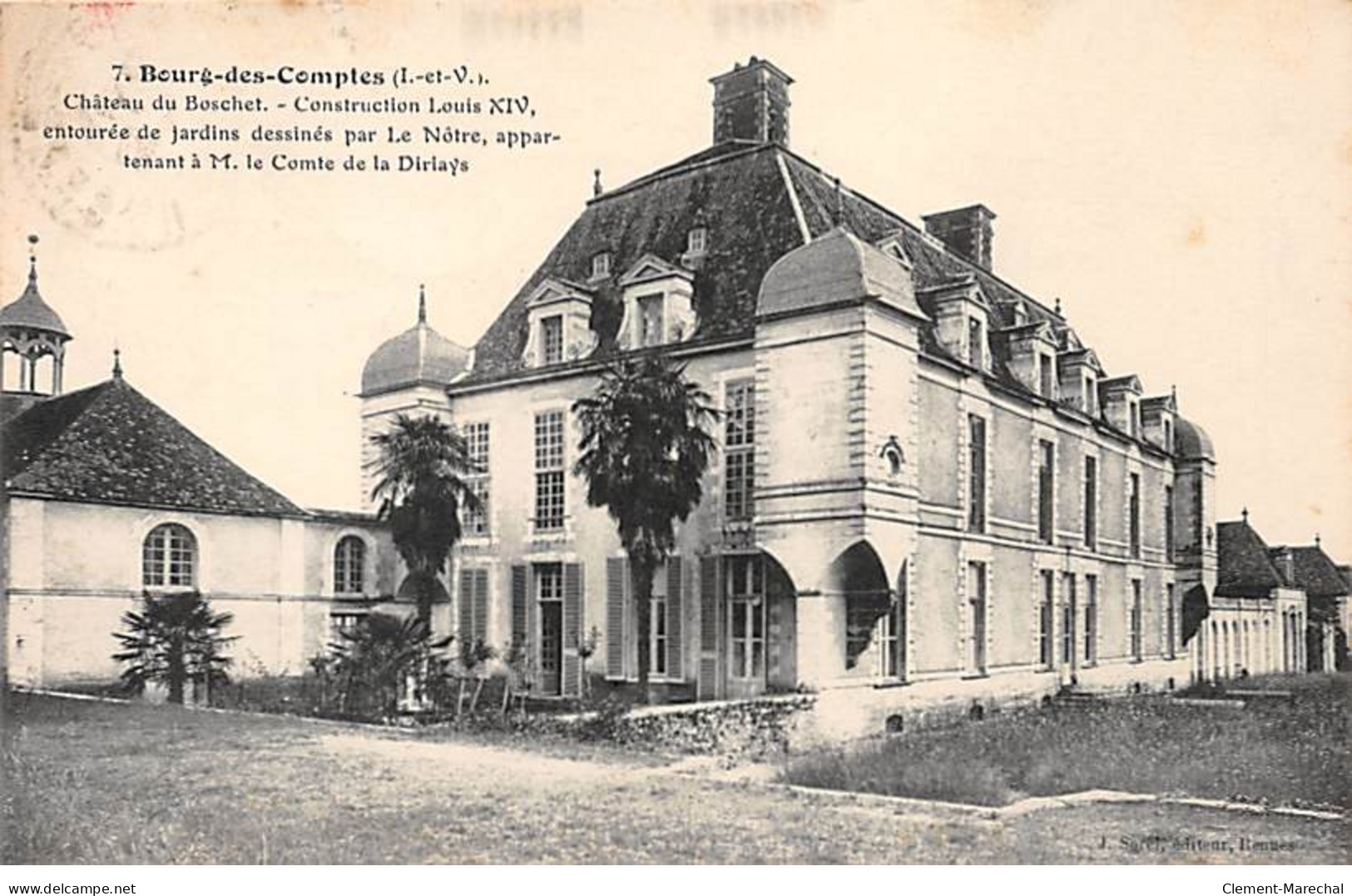 BOURG DES COMPTES - Château Du Boschet - Très Bon état - Other & Unclassified