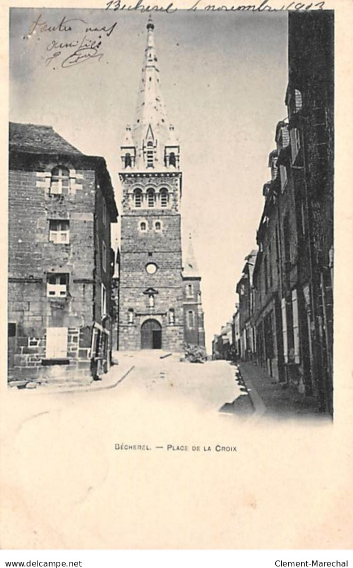 BECHEREL - Place De La Croix - Très Bon état - Bécherel