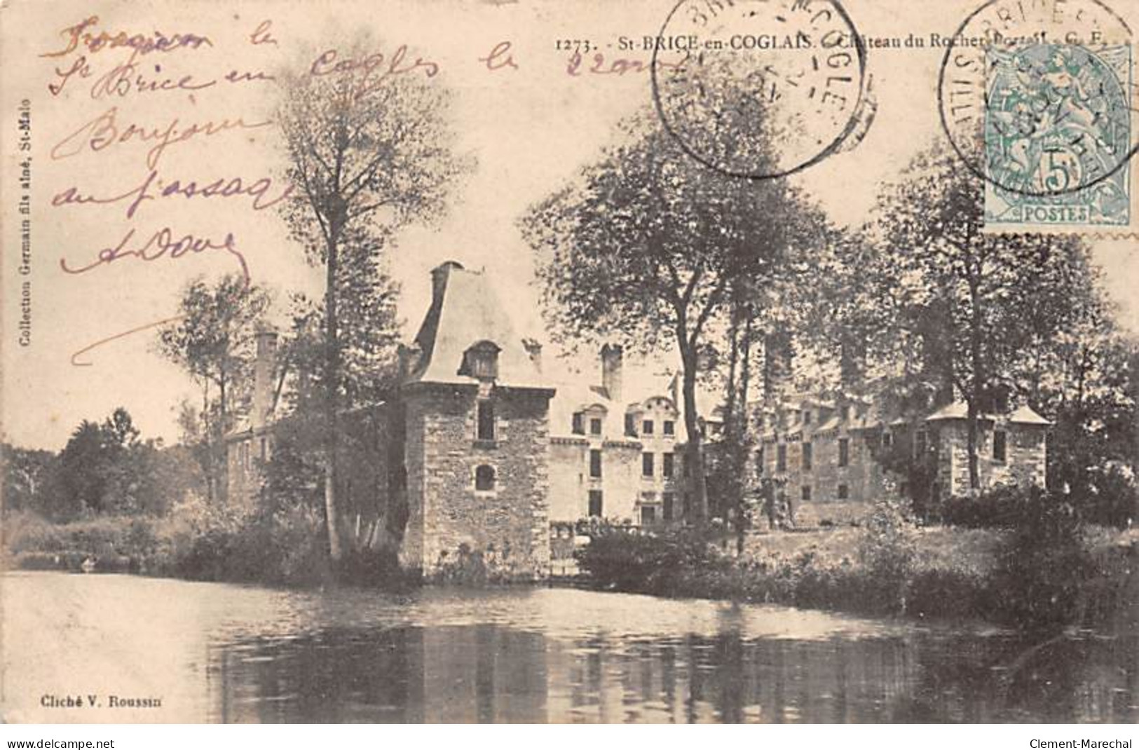 SAINT BRICE EN COGLAIS - Château Du Rochers - Très Bon état - Other & Unclassified