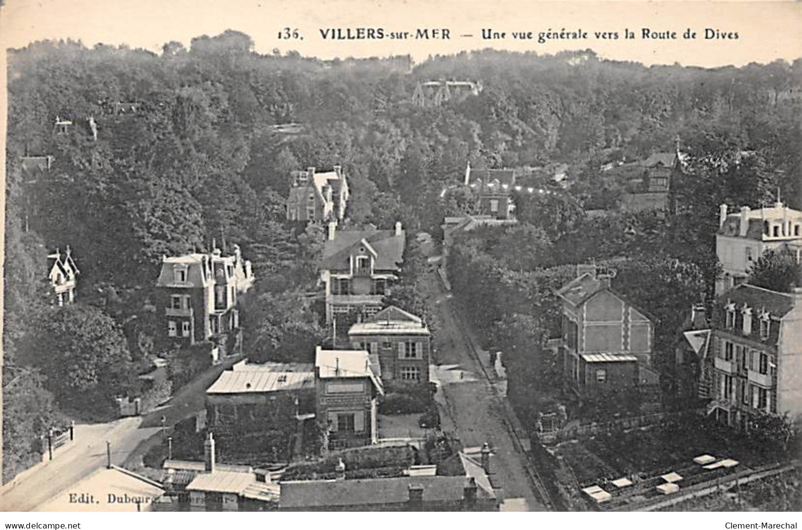 VILLERS SUR MER - Une Vue Générale Vers La Route De Dives - Très Bon état - Villers Sur Mer