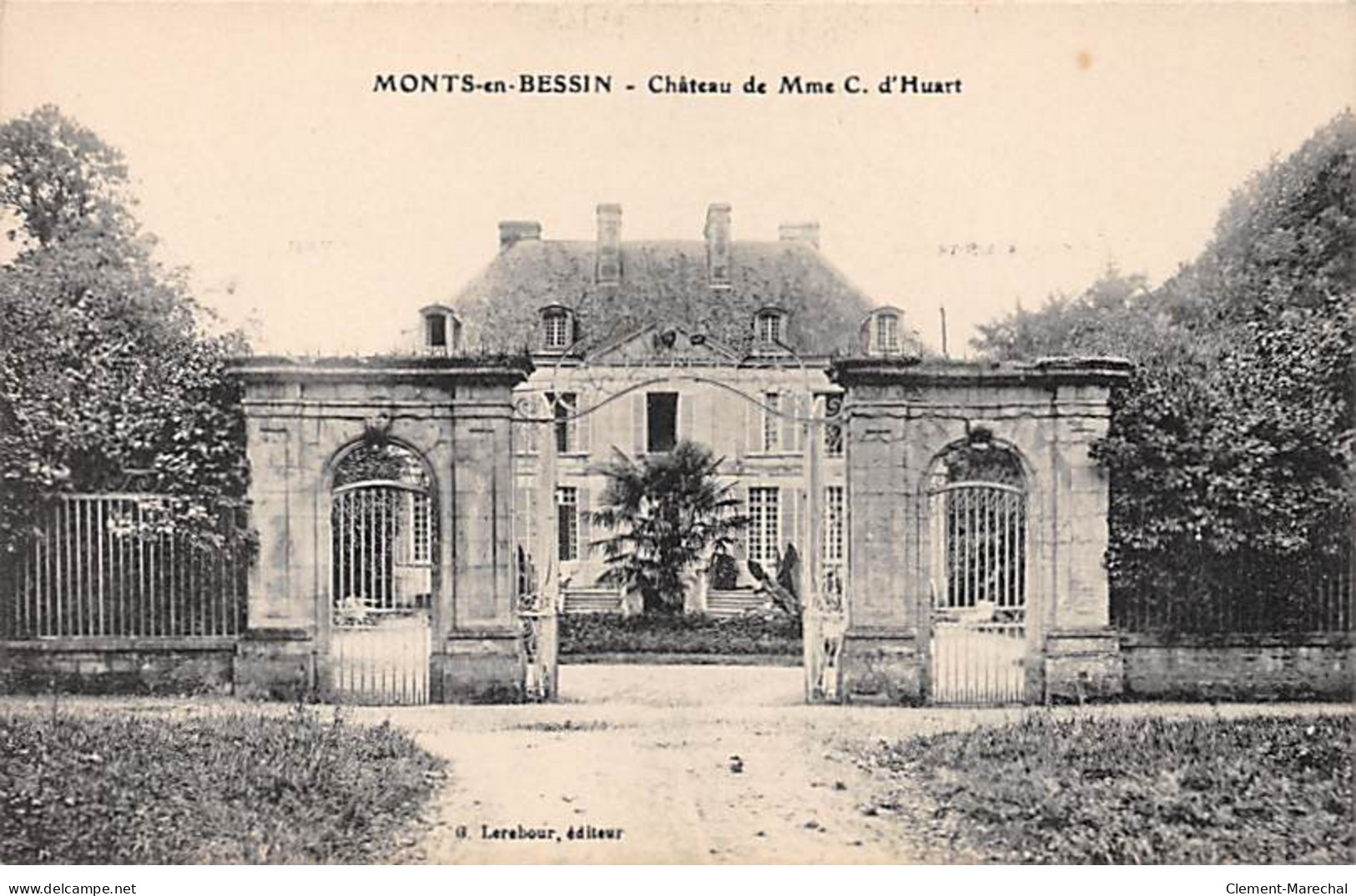 MONTS EN BESSIN - Château De Mme C. D'Huart - Très Bon état - Other & Unclassified