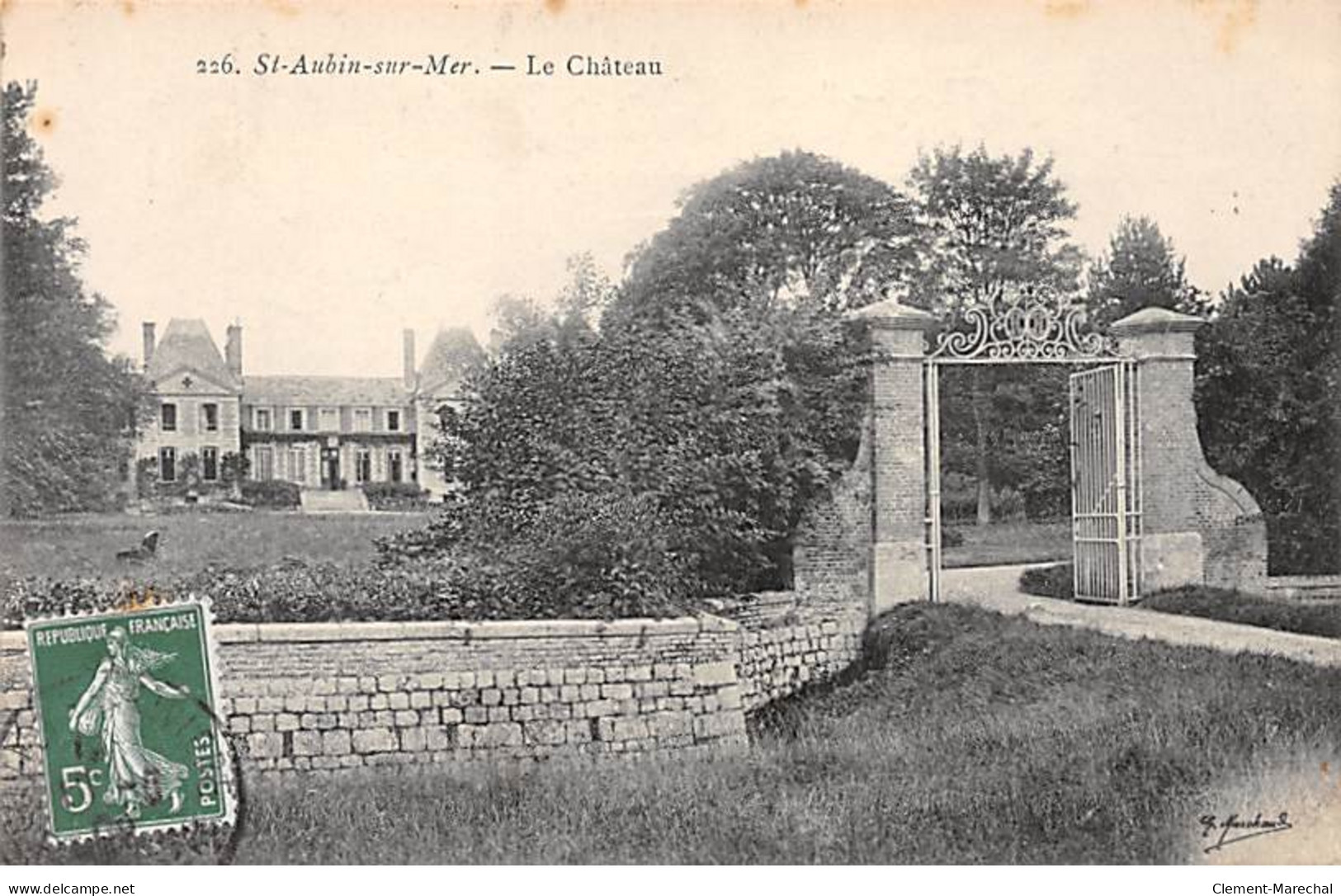 SAINT AUBIN SUR MER - Le Château - Très Bon état - Saint Aubin